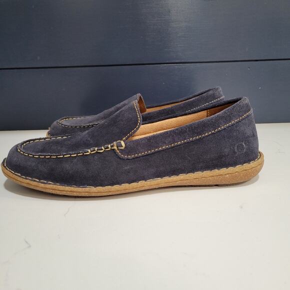 Born Naldo Nubuck Leather Suede Soft Fabric Footbed Rubber Traction Sole 9.5 - Picture 3 of 12